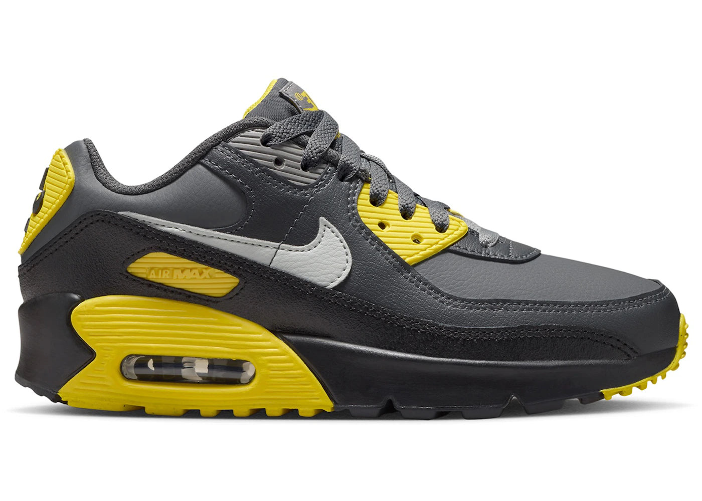 Nike Air Max 90 LTR Lightning Smoke Grey Anthracite Light Silver (GS)