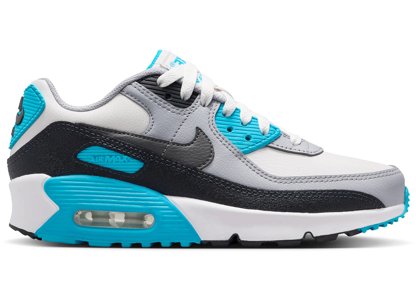 Nike Air Max 90 LTR Platinum Tint Blue Lightning (GS)