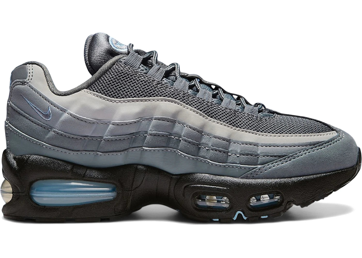 Nike Air Max 95 Big Bubble Cool Grey Psychic Blue (GS)