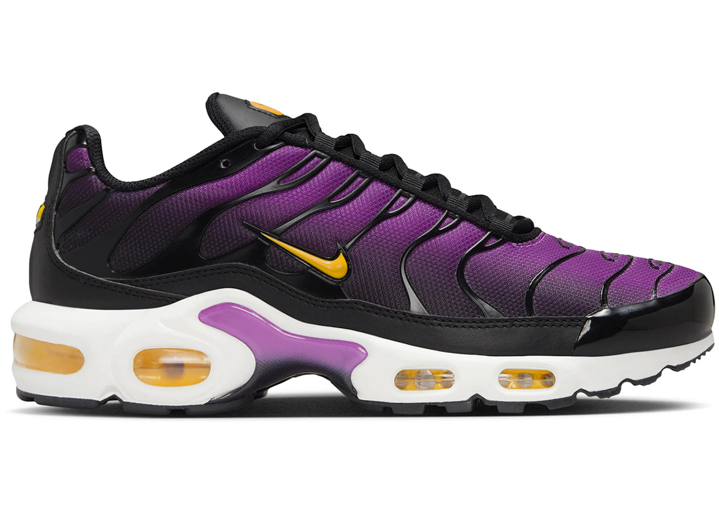 Nike Air Max Plus Black Laser Orange White Hyper Violet (Women's)