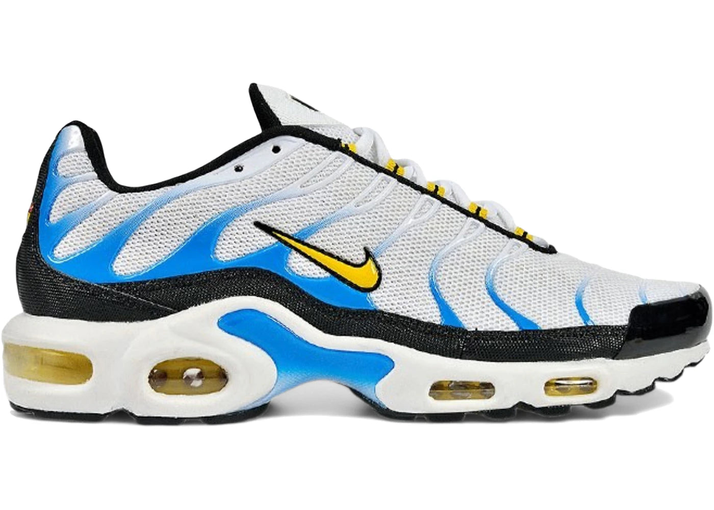 Nike Air Max Plus White Tour Yellow Photo Blue