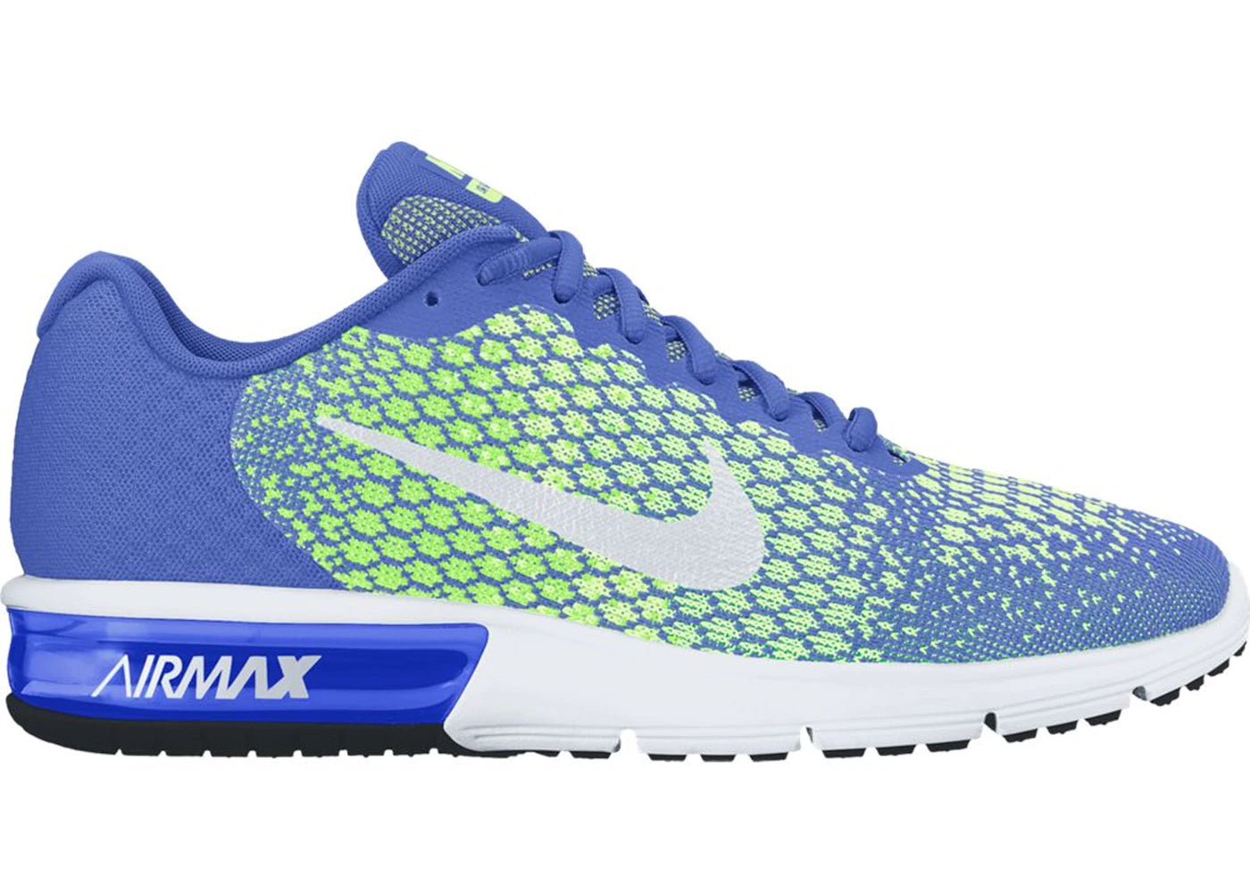 Nike Air Max Sequent 2 Medium Blue Ghost Green (Women's)