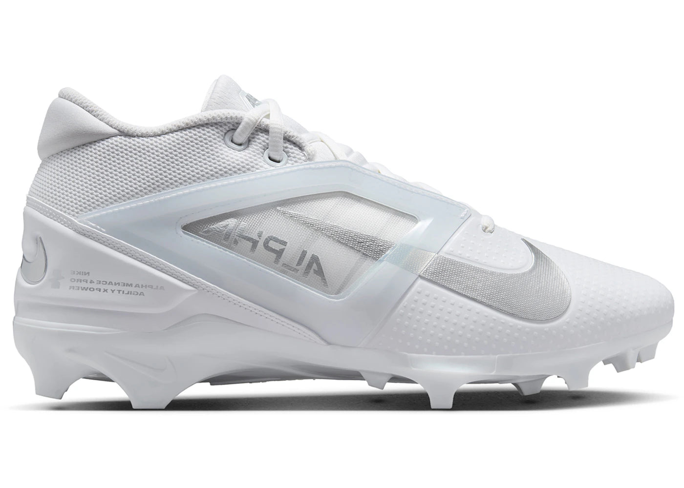 Nike Alpha Menace 4 Pro White Metallic Silver