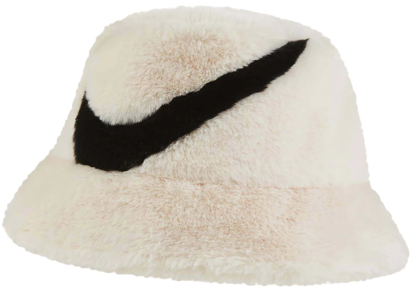 Nike Apex Faux Fur Swoosh Bucket Hat Guava Ice/Black