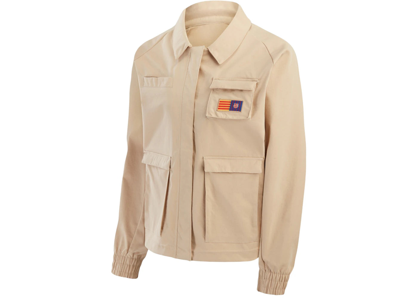 Nike Barcelona Women's Woven Raglan Full-Zip Jacket Gold