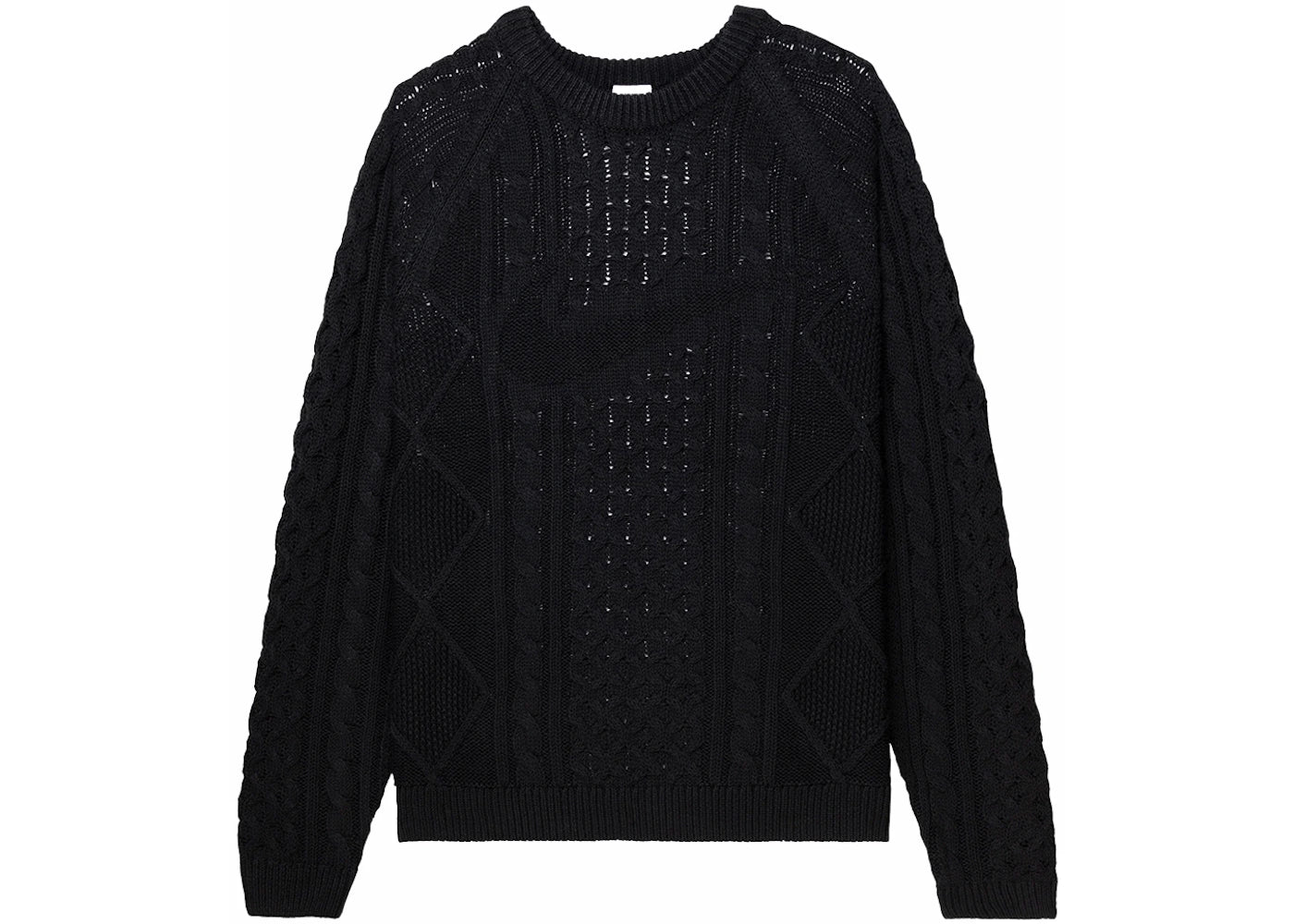 Nike Cable Knit L/S Sweater (US Sizing) Black