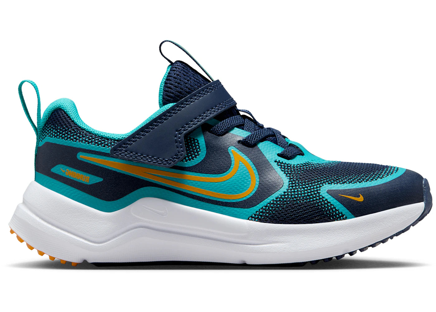 Nike Cosmic Runner Midnight Navy Dusty Cactus White Orange Peel (PS)