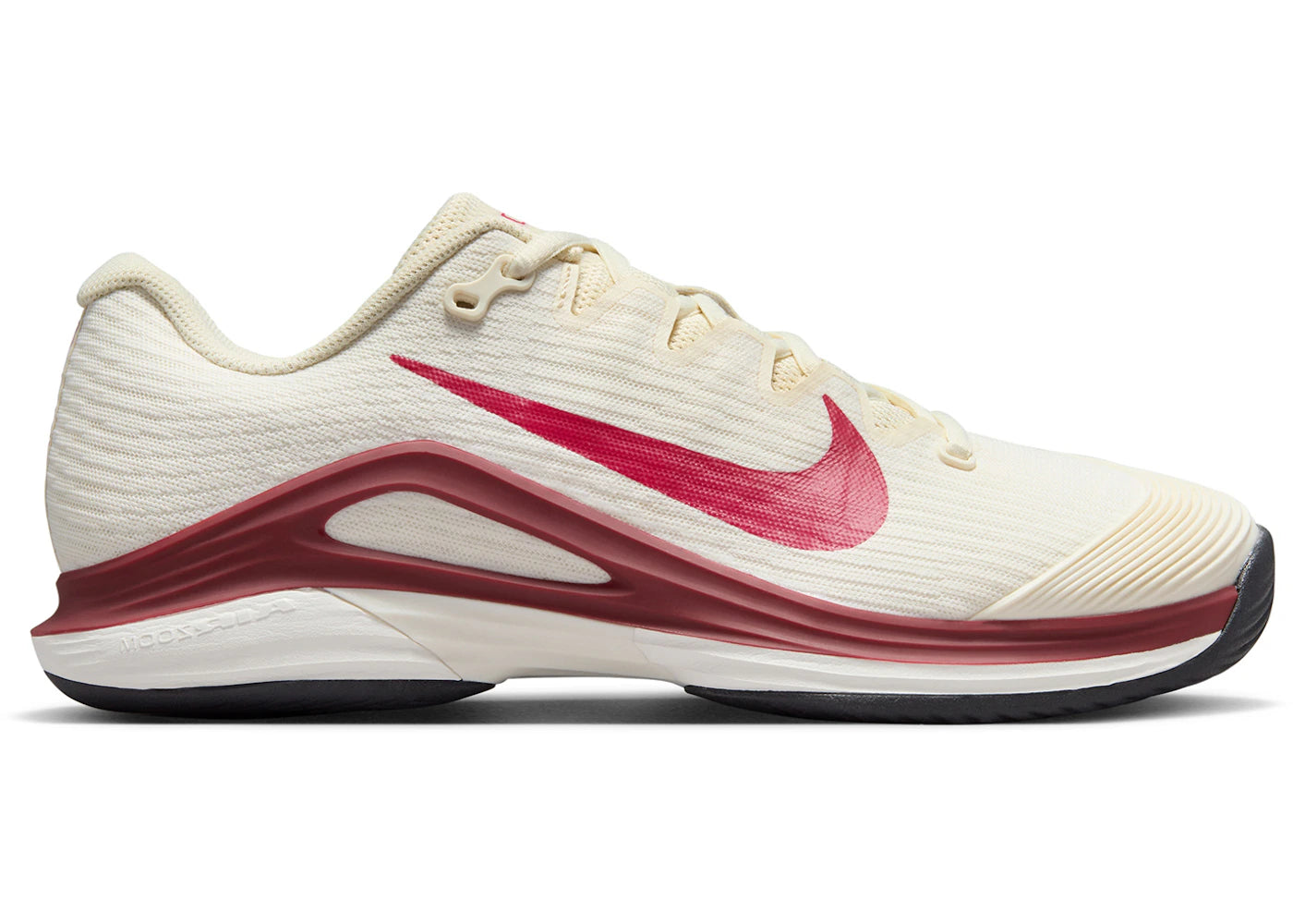 Nike Court Air Zoom Vapor 12 HC Pale Ivory Sail Team Red Rush Pink (Women's)