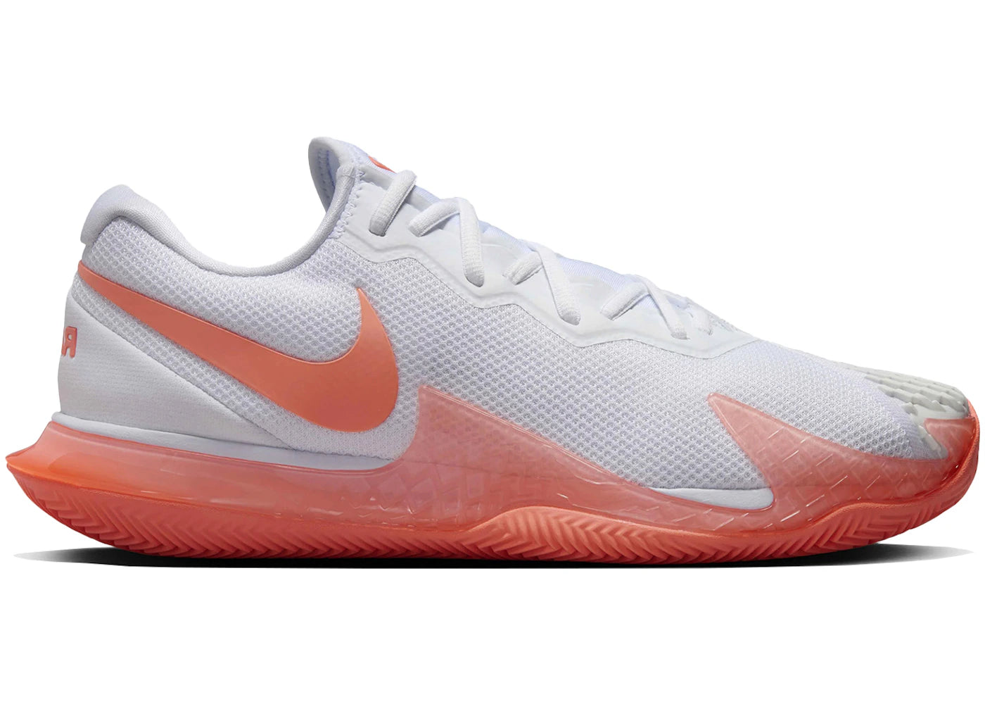 Nike Court Air Zoom Vapor Cage 4 Rafa Clay White Bright Mango