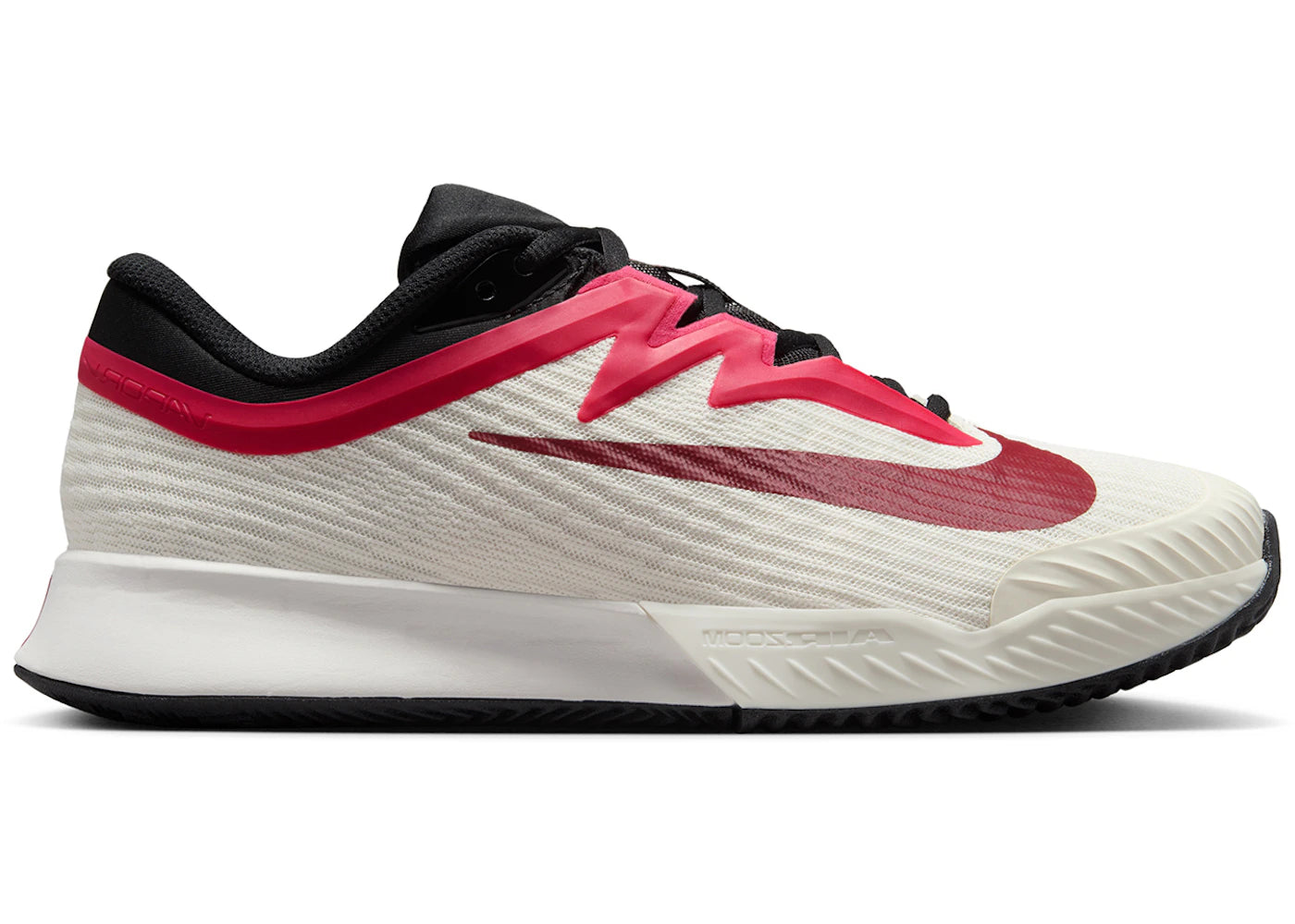 Nike Court Air Zoom Vapor Pro 3 Clay Pale Ivory Sail Team Red Rush Pink (Women's)