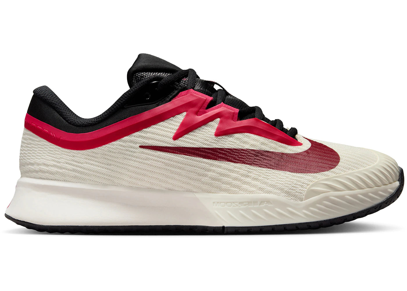 Nike Court Air Zoom Vapor Pro 3 HC Pale Ivory Sail Team Red Rush Pink (Women's)