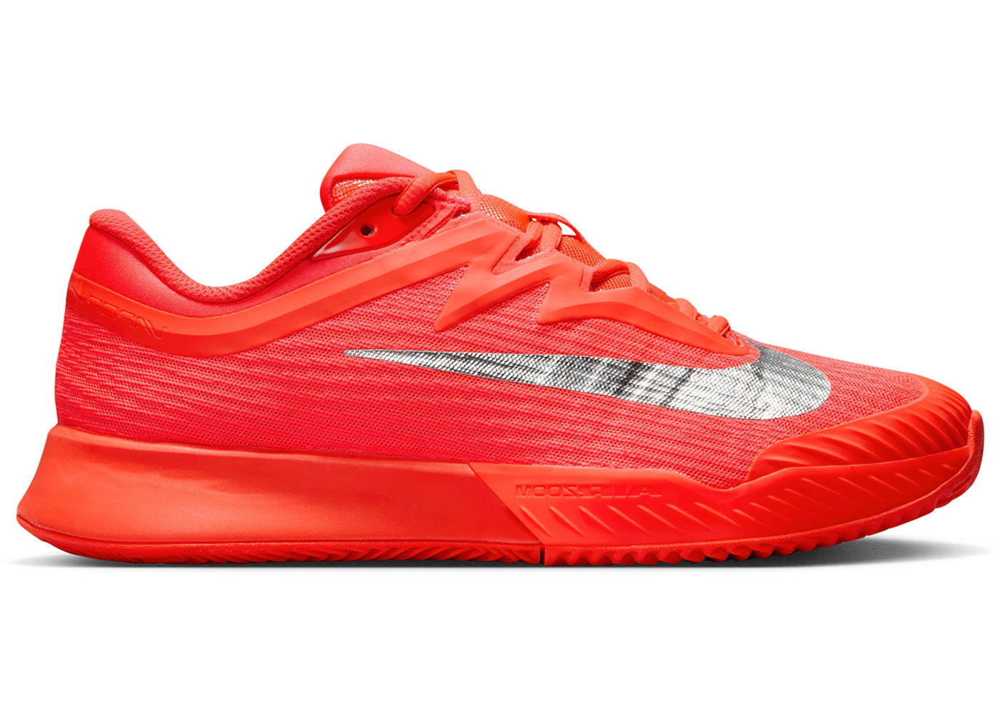 Nike Court Air Zoom Vapor Pro 3 Premium Clay Bright Crimson Metallic Silver (Women's)