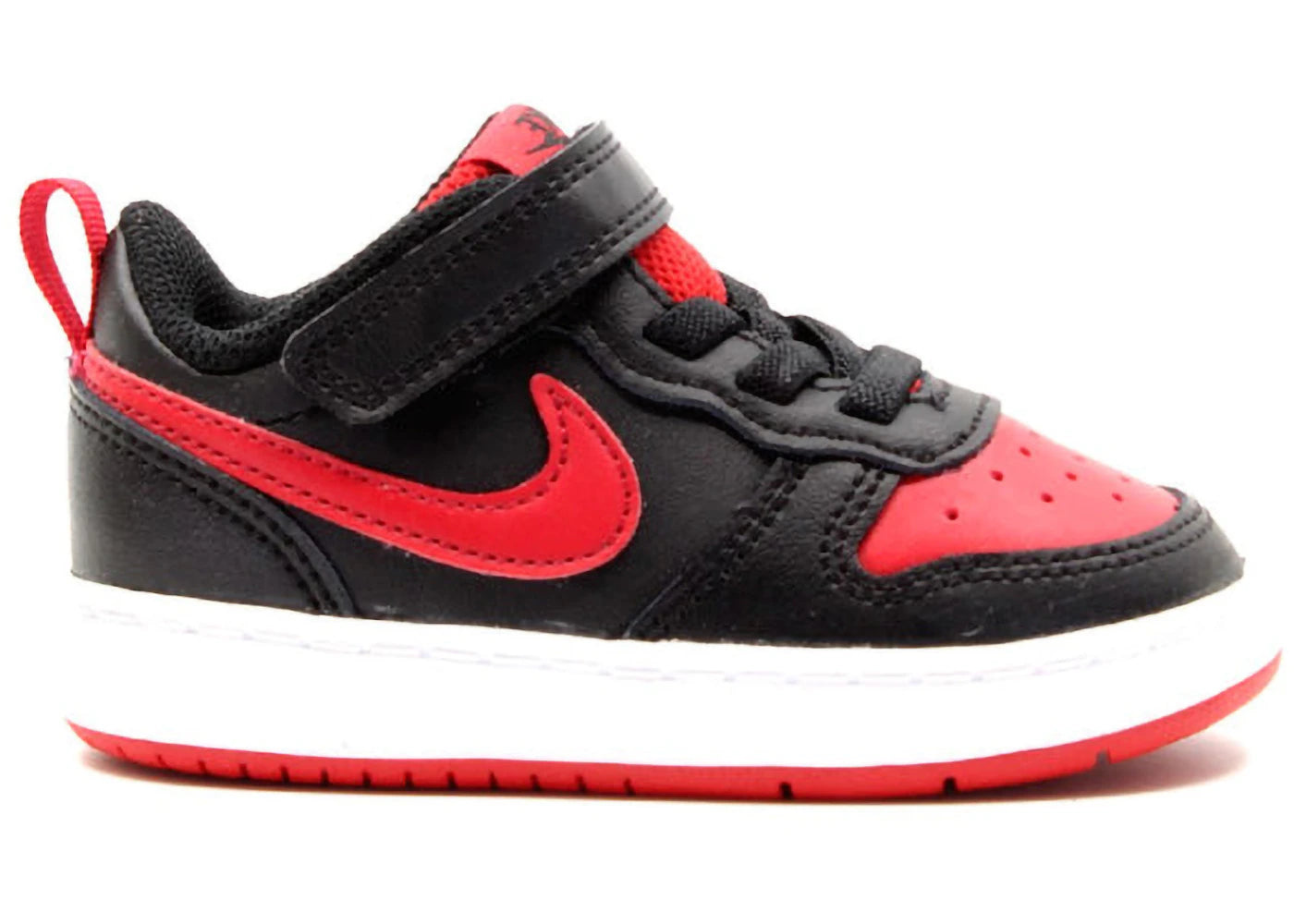 Nike Court Borough Low 2 Black University Red (TD)