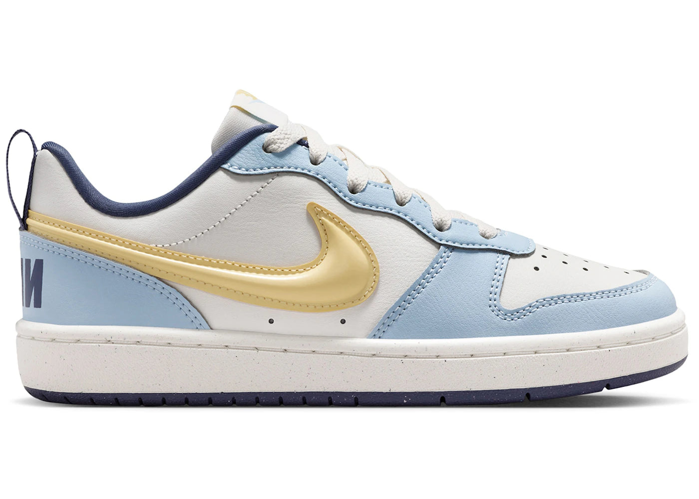 Nike Court Borough Low Recraft Celestine Blue Soft Yellow (GS)
