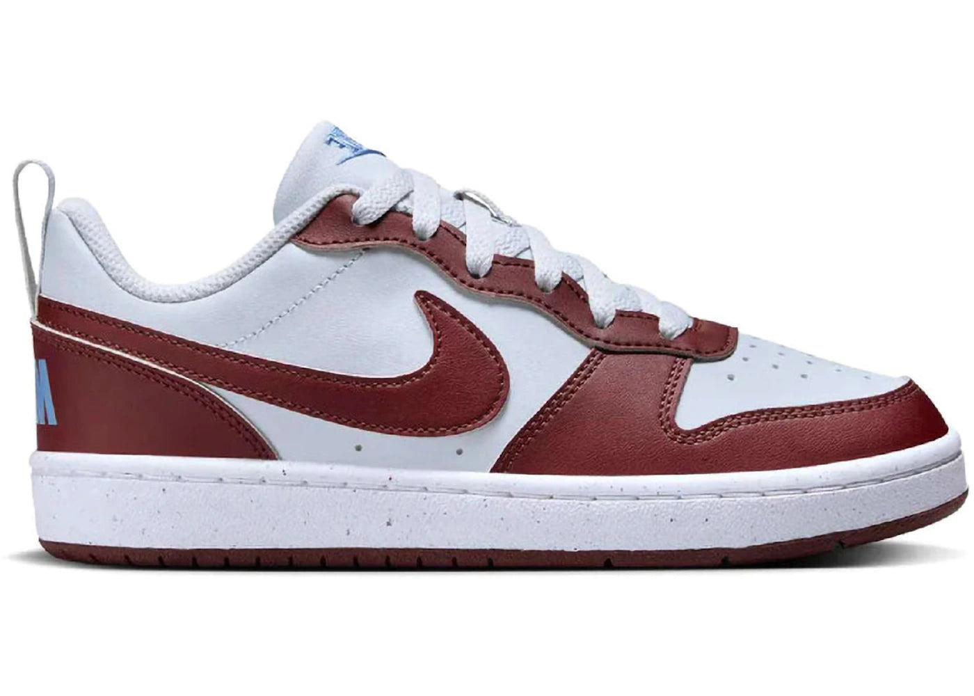 Nike Court Borough Low Recraft Pure Platinum Dark Team Red Blue Beyond (GS)