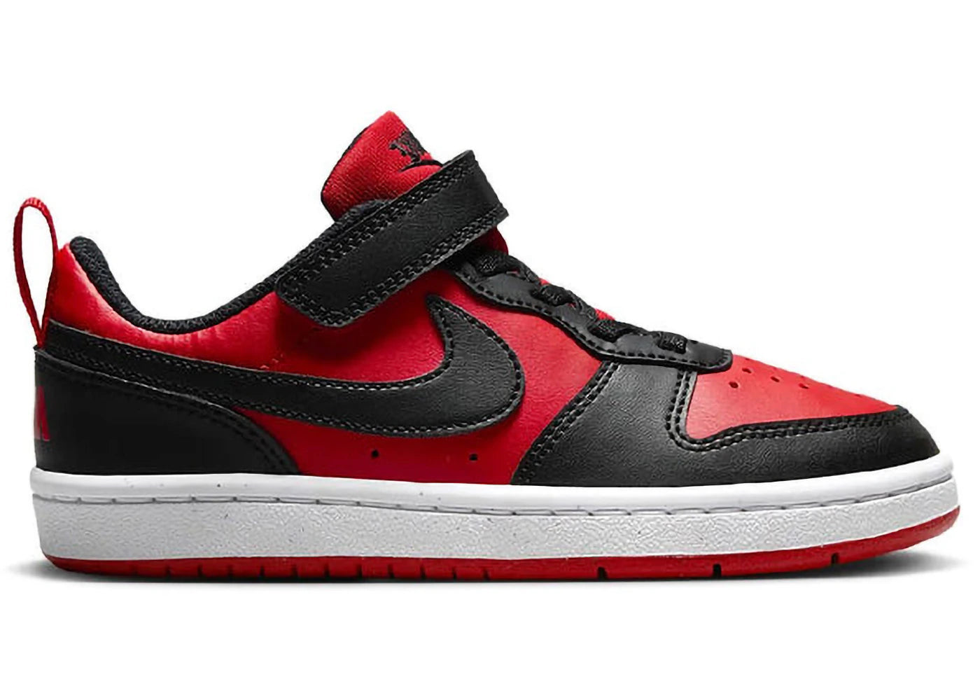 Nike Court Borough Low Recraft University Red Black (PS)