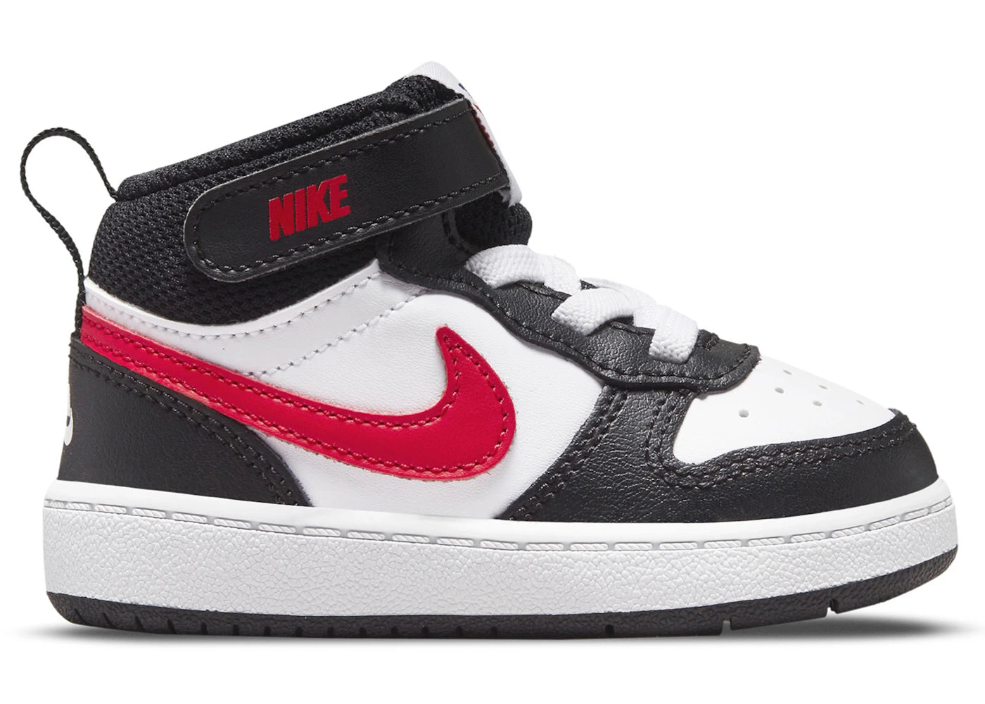 Nike Court Borough Mid 2 White Black University Red (TD)