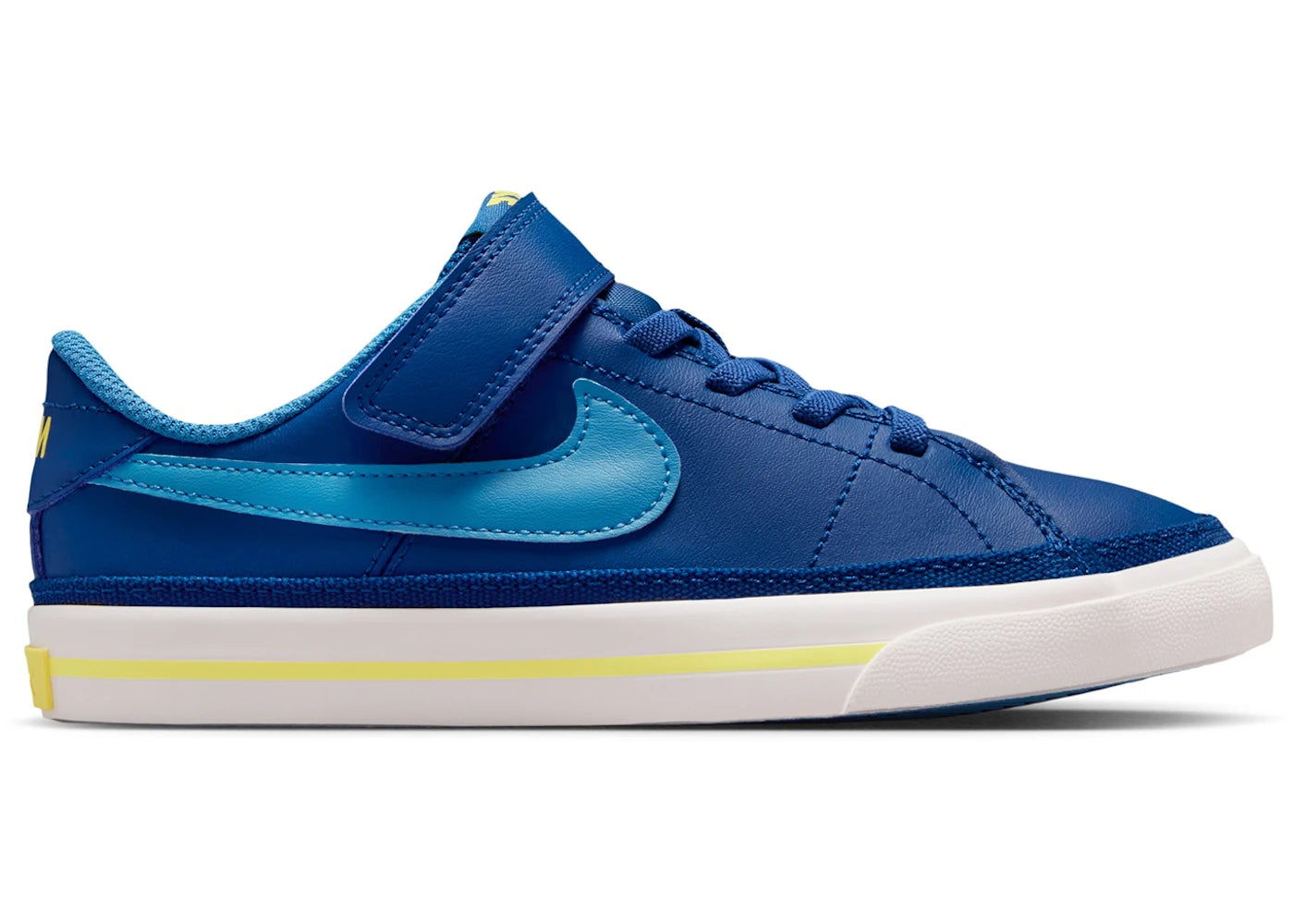 Nike Court Legacy Court Blue Sonic Yellow (PS)