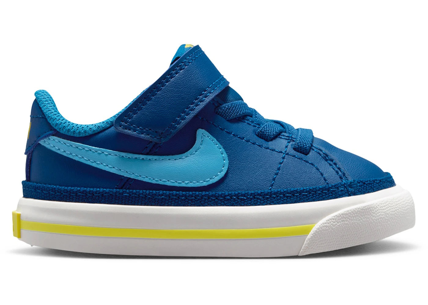 Nike Court Legacy Court Blue Sonic Yellow (TD)