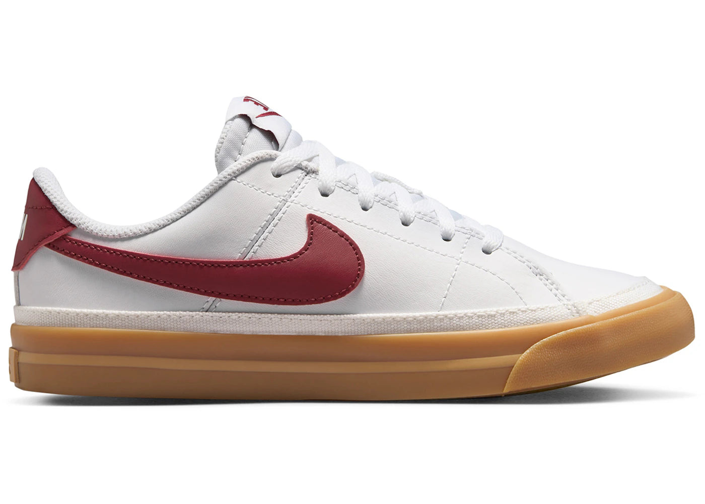 Nike Court Legacy White Gum Yellow Team Red (GS)
