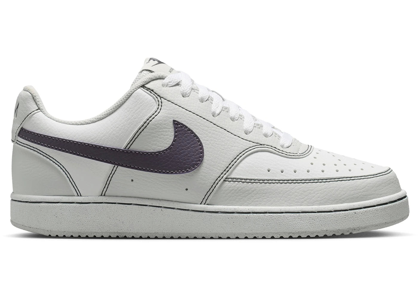 Nike Court Vision Low Next Nature CS Vast Grey White Dark Raisin (Women's)