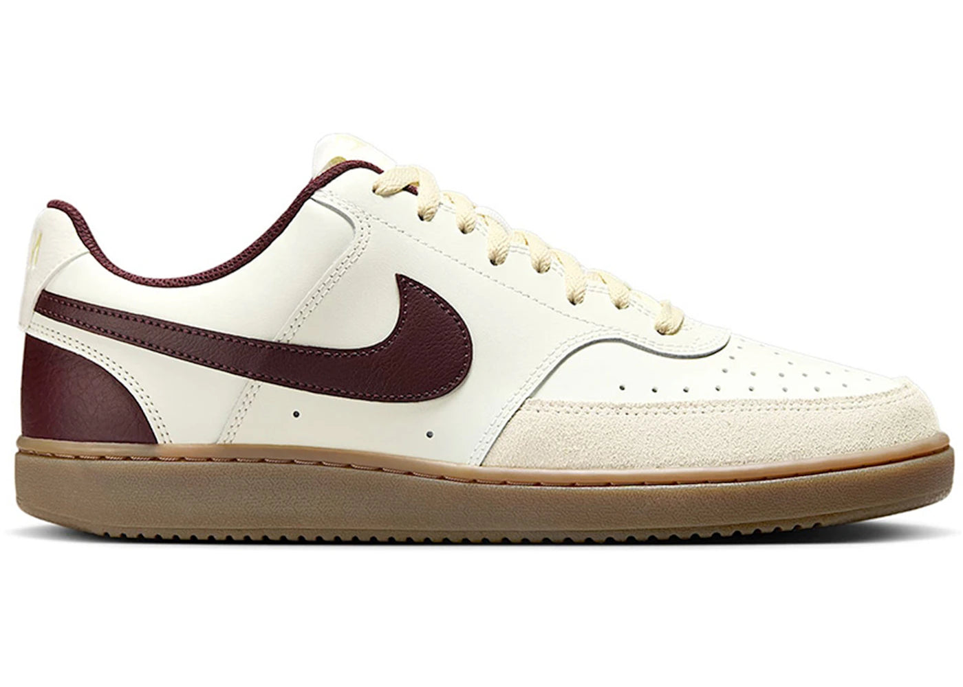Nike Court Vision Low Sail Burgundy Crush Gum