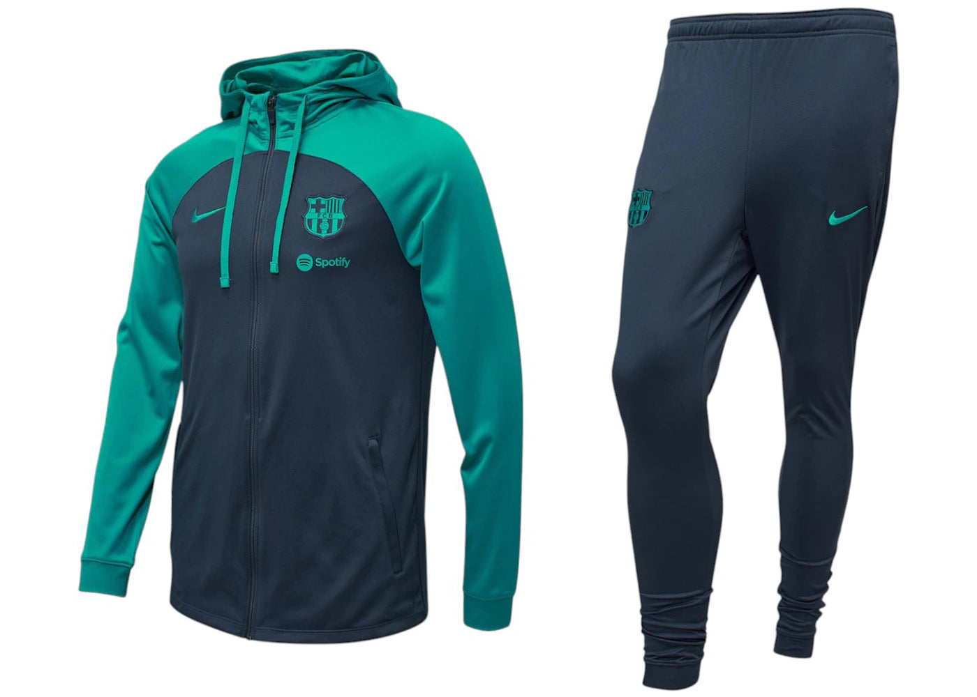 Nike Dri-Fit F.C. Barcelona Strike Tracksuit Blue