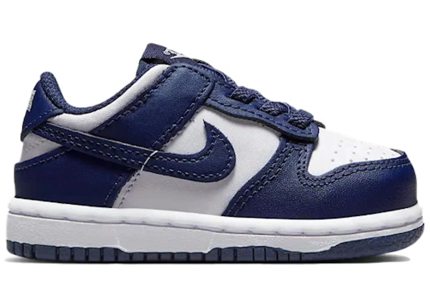 Nike Dunk Low White Midnight Navy (TD)