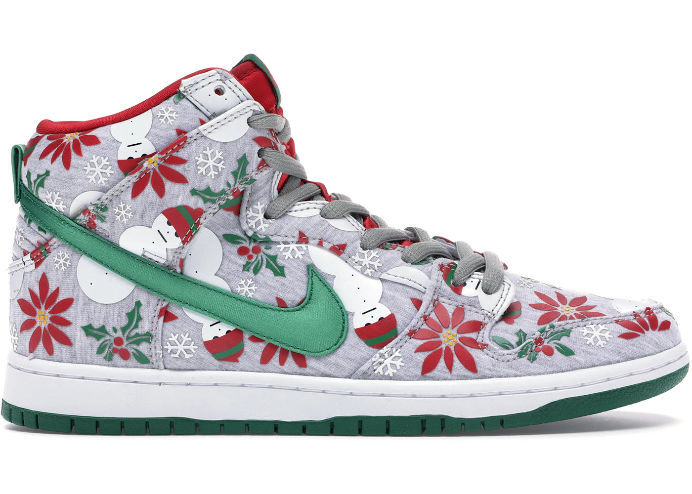 Nike SB Dunk High Concepts Ugly Christmas Sweater Grey (Special Box)