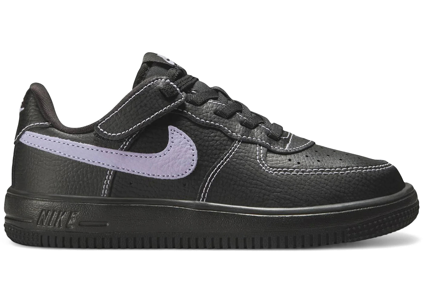 Nike Force 1 Low LV8 EasyOn Black Hydrangeas (PS)