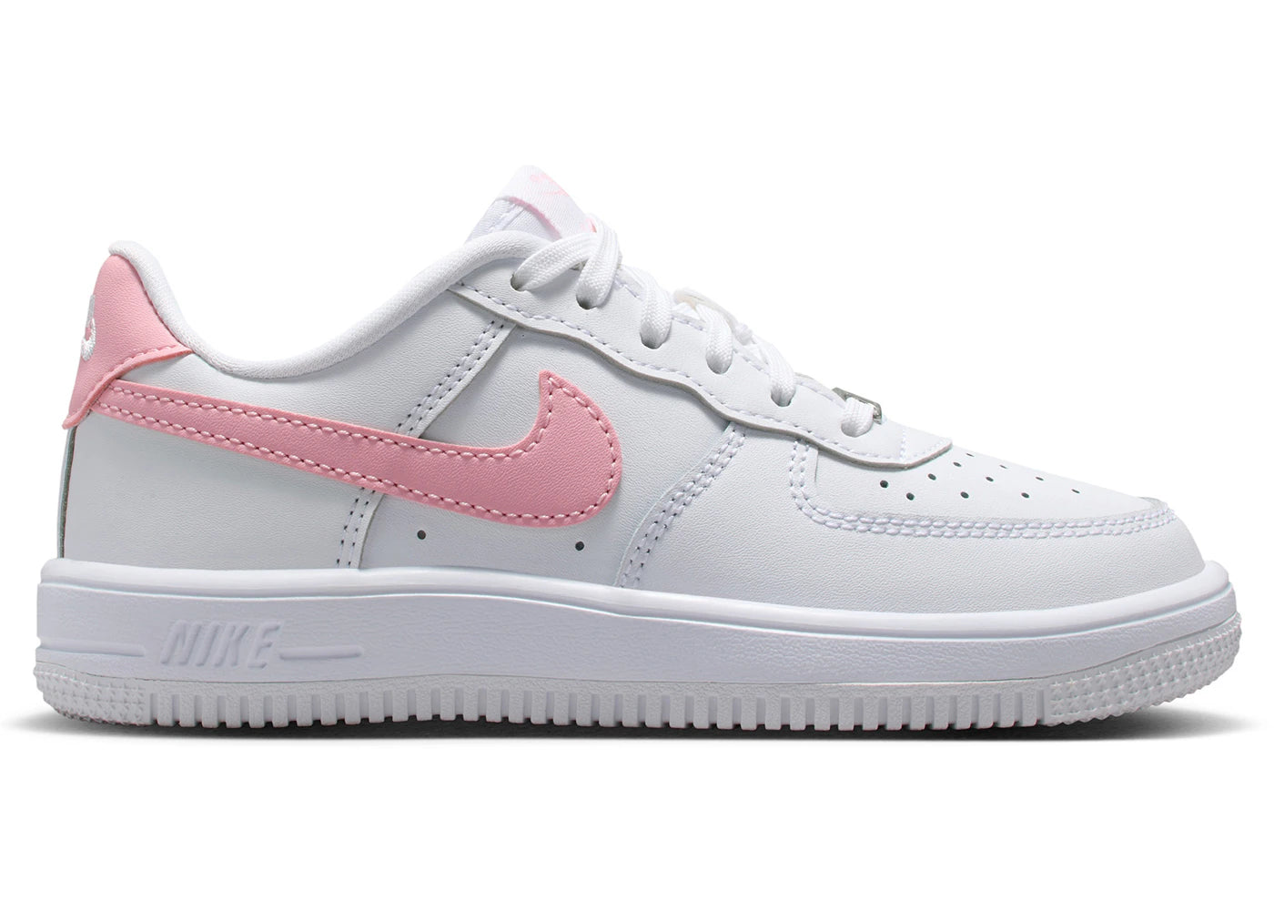 Nike Force 1 Low White Medium Soft Pink (PS)
