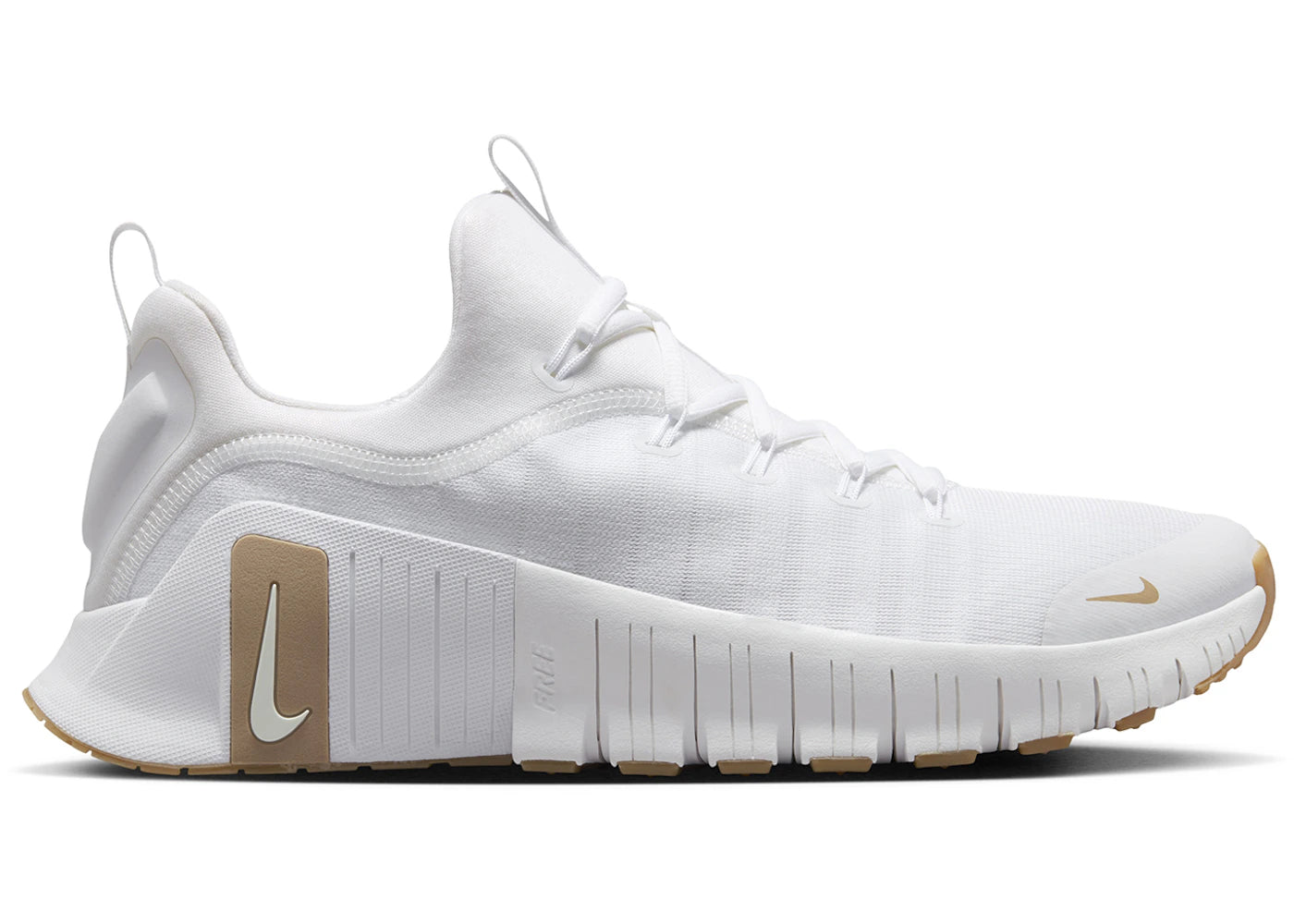 Nike Free Metcon 6 White Gum Light Brown Hemp