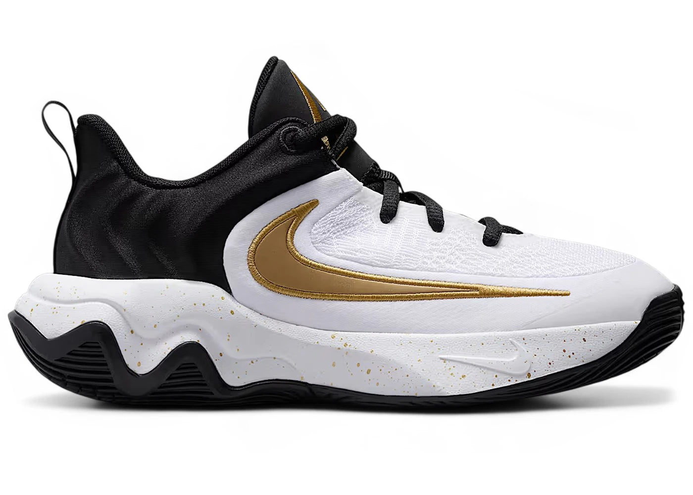 Nike Giannis Immortality 4 Black White Metallic Gold (GS)