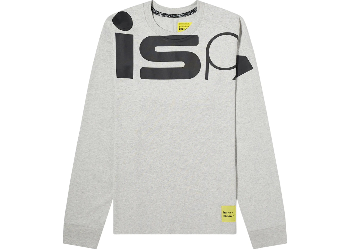 Nike ISPA Long Sleeve T-shirt Grey Heather/Black