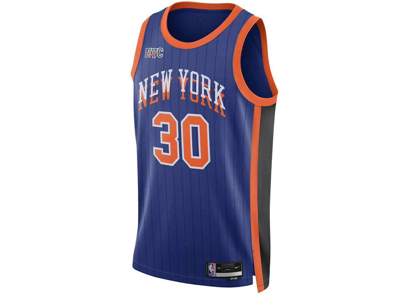Nike Julius Randle New York Knicks Dri-Fit Jersey Blue