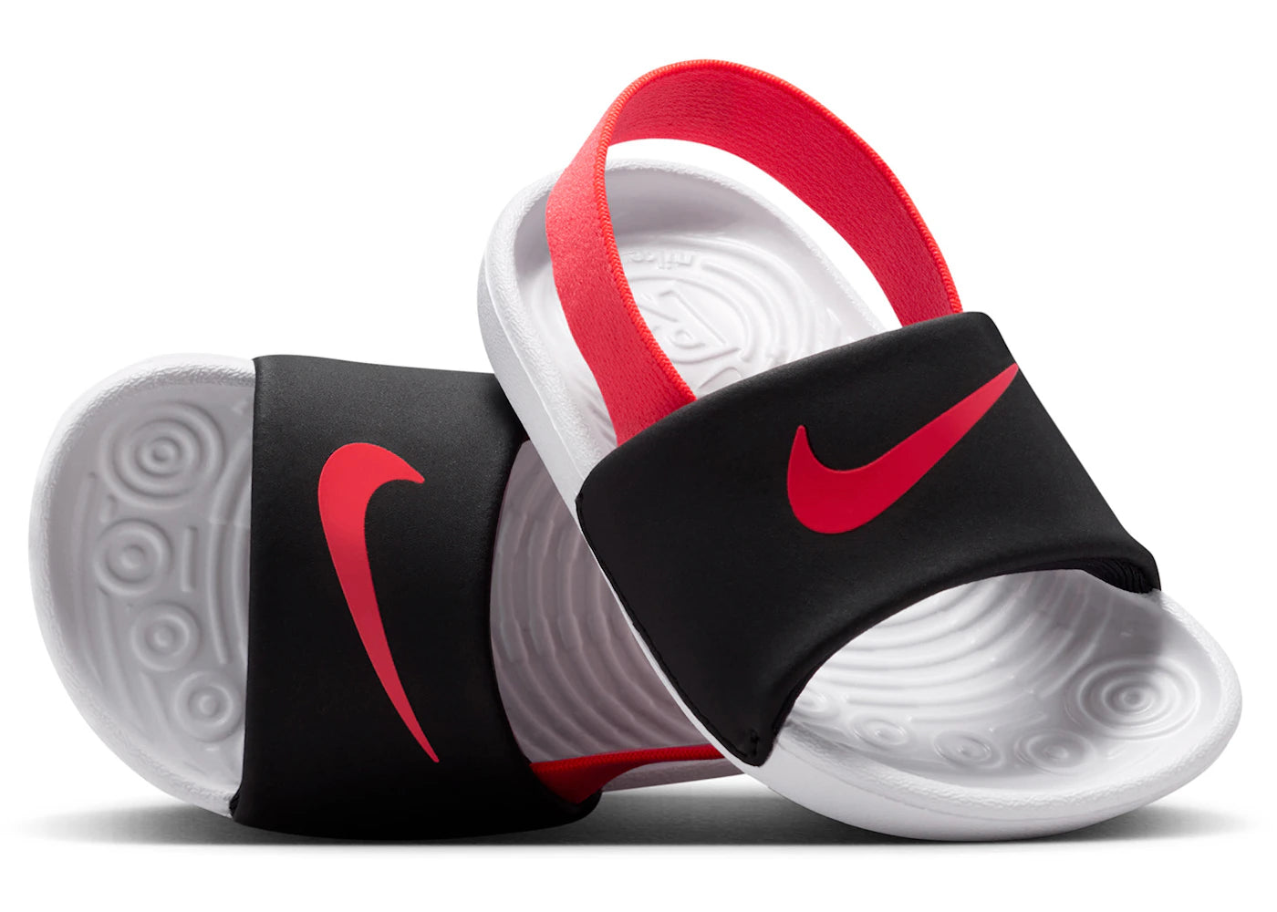 Nike Kawa Slide Black White Bright Crimson (TD)