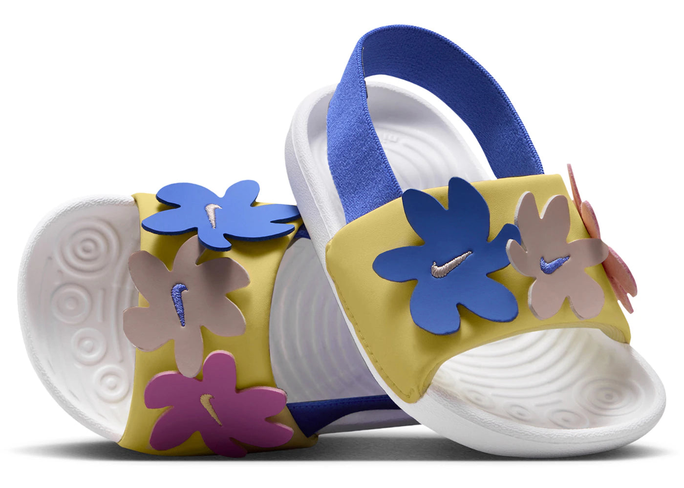 Nike Kawa Slide SE White Sapphire Magenta Soft Yellow (TD)
