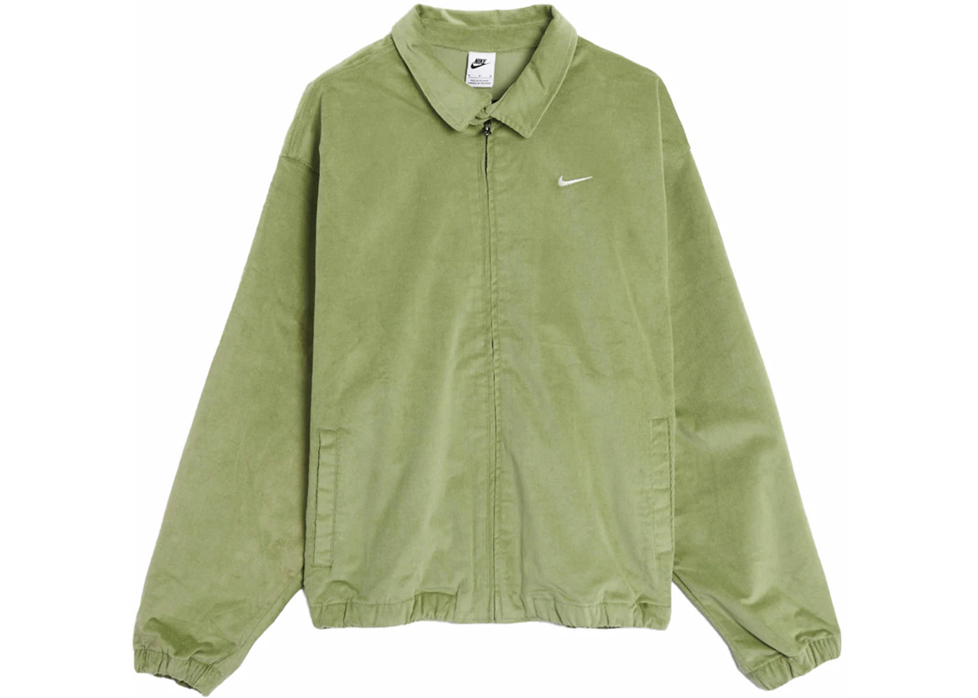 Nike Life Harrington Cord Jacket Oil Green/White