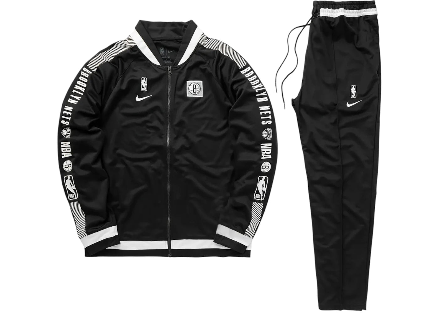 Nike NBA Brooklyn Nets Starting 5 Dri-Fit Tracksuit Black/White