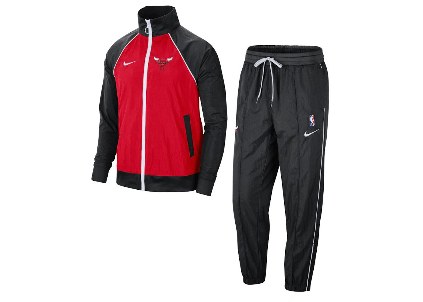 Nike NBA Chicago Bulls Courtside Tracksuit Black/Red