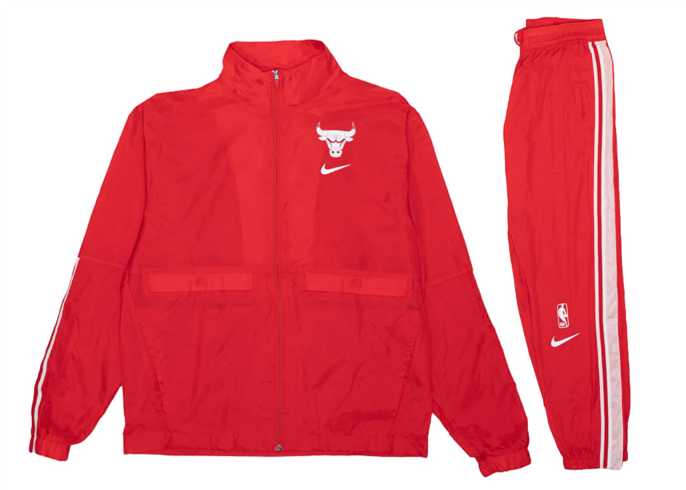 Nike NBA Chicago Bulls Courtside Tracksuit Red