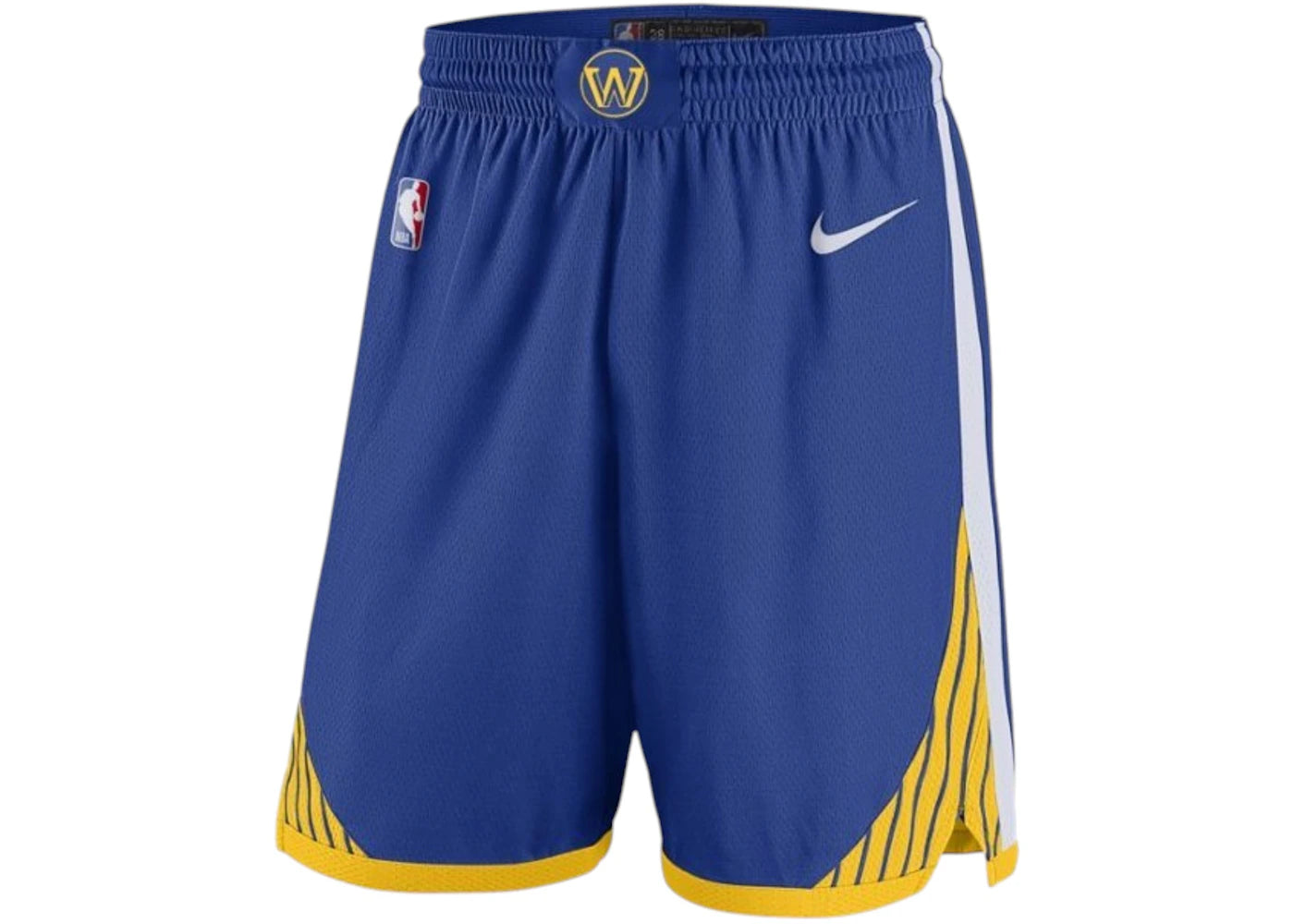 Nike NBA Golden State Warriors Team Limited Swingman Shorts Blue/Yellow