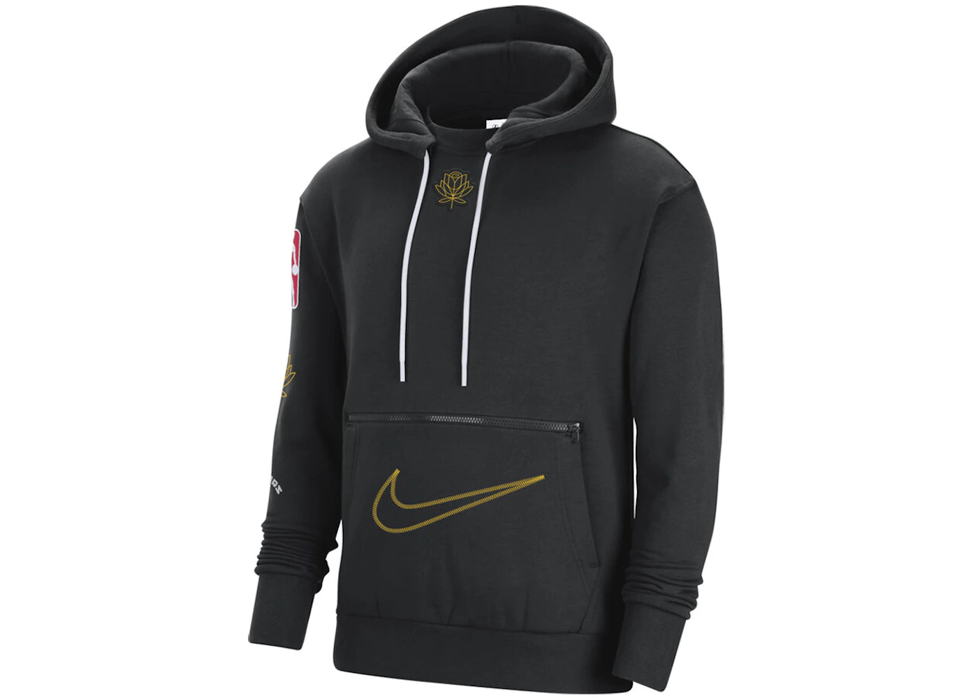 Nike NBA Golden States Warriors Courtside Hoodie Black