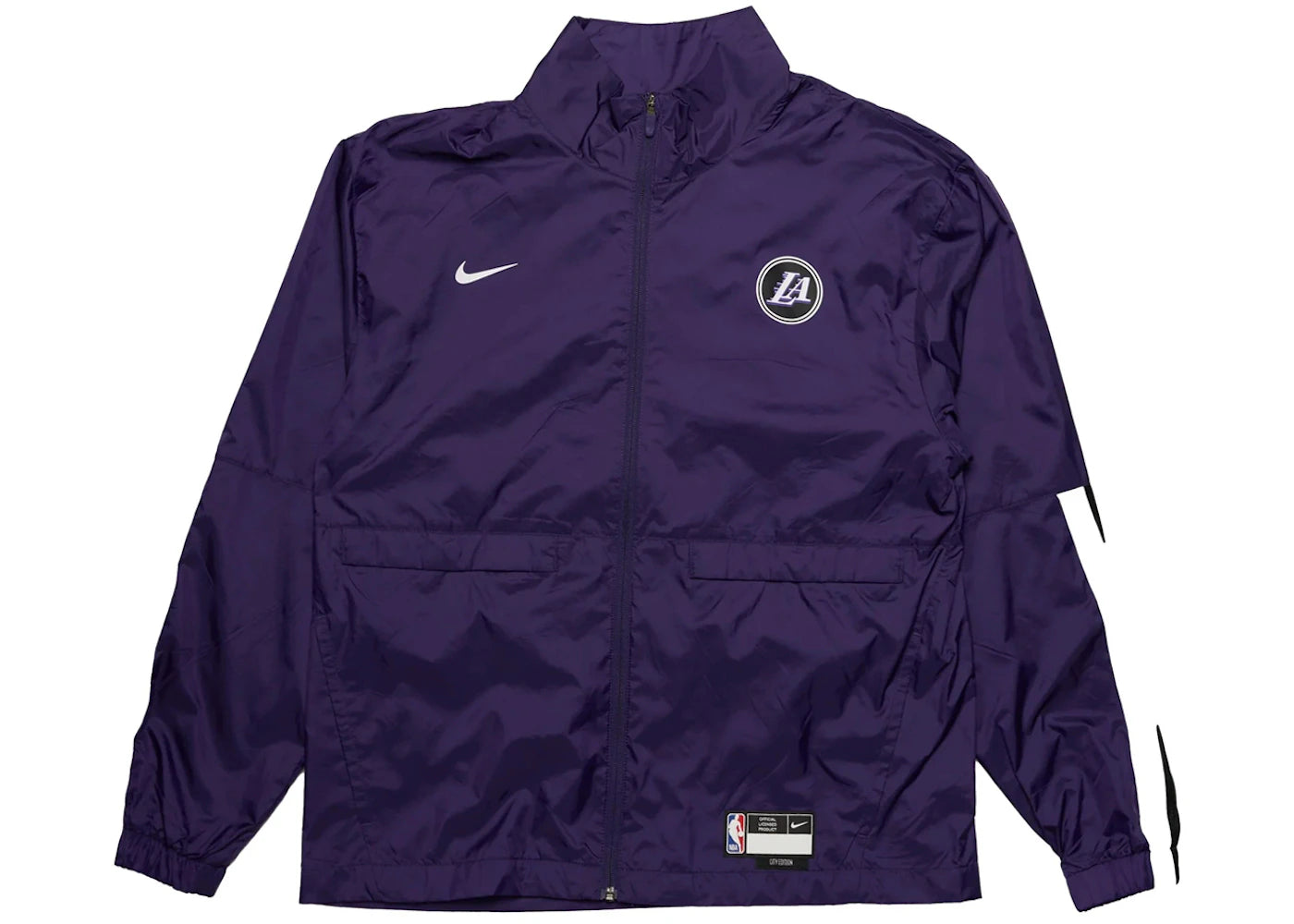 Nike NBA Los Angeles Lakers City Edition Loose Fit Jacket Purple/White