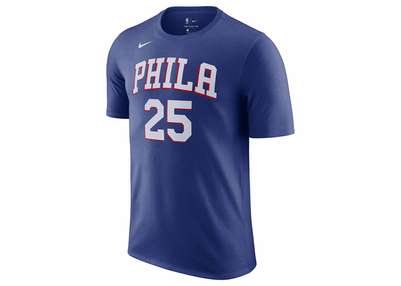 Nike NBA Philadelphia 76Ers Ben Simmons T-Shirt Blue