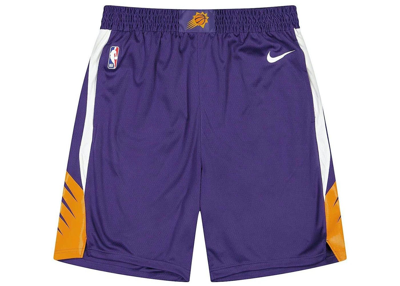 Nike NBA Phoenix Suns Icon Edition Swingman Shorts Court Pourple/Orange/White
