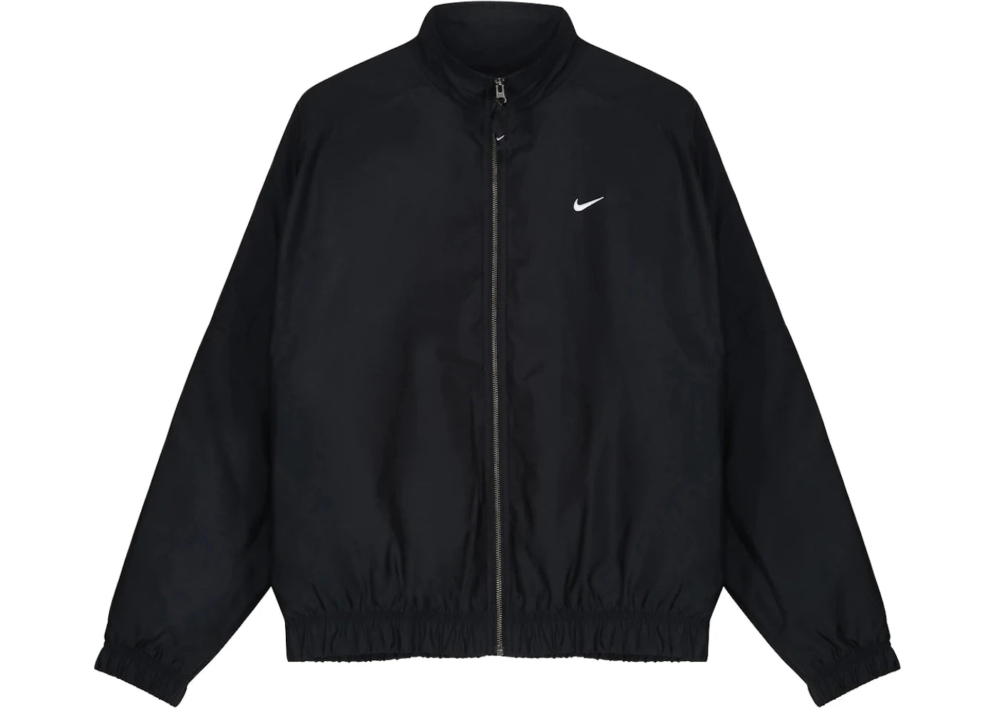 Nike NRG Solo Swoosh Satin Bomber Jacket Black/White