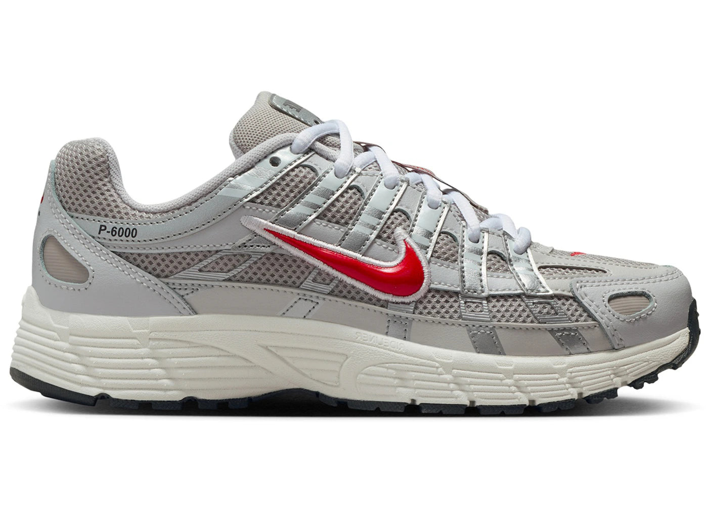Nike P-6000 College Grey Phantom Fire Red (GS)