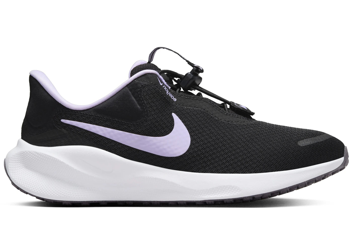 Nike Revolution 7 EasyOn Black White Daybreak Lilac Bloom (Women's)