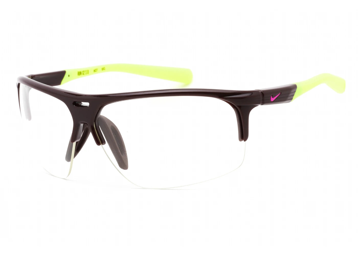 Nike Run X2 Sunglasses Deep Burgundy/Volt (D-607)